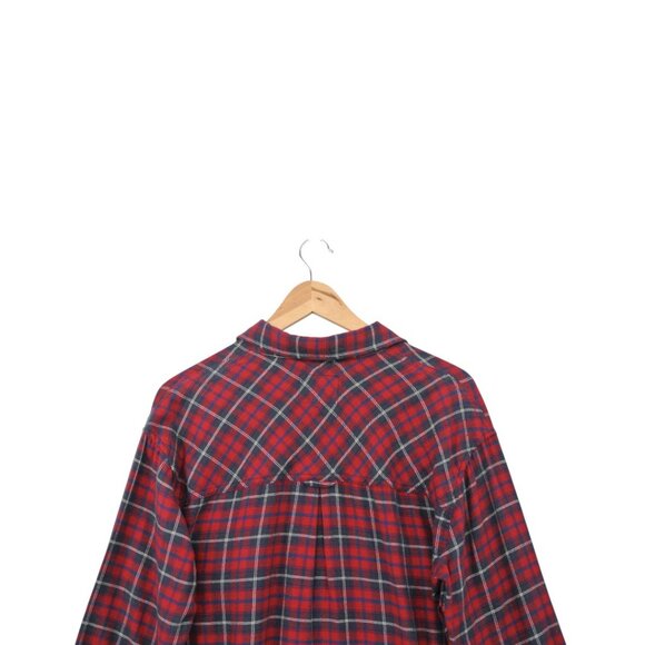 NWT Rails Red & Blue Plaid Collared Shirt Flannel XS - Picture 9 of 12